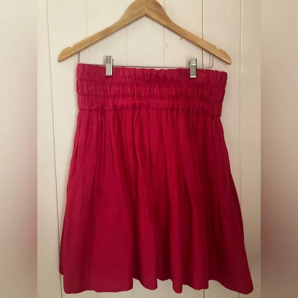 Country Road red/pink mini skirt. - Picture 1 of 4
